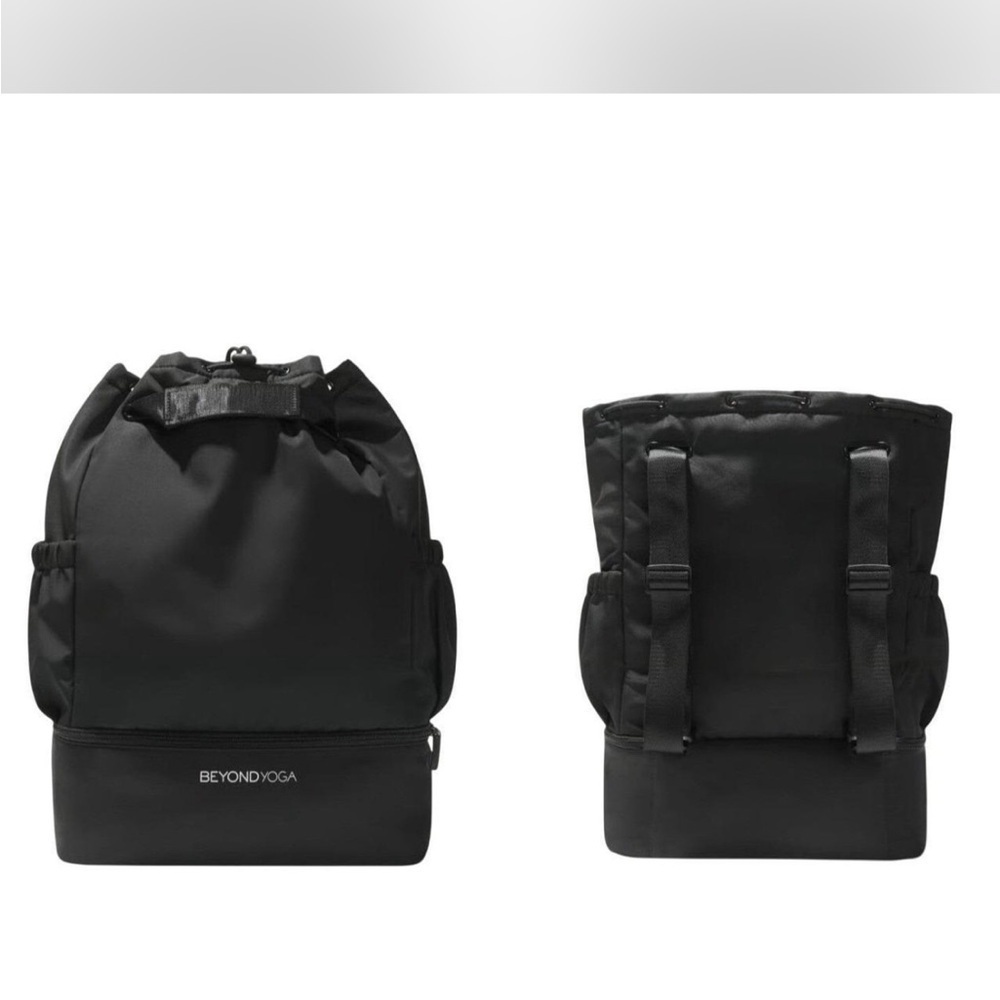 Beyond Yoga convertible gym bag/ backpack black